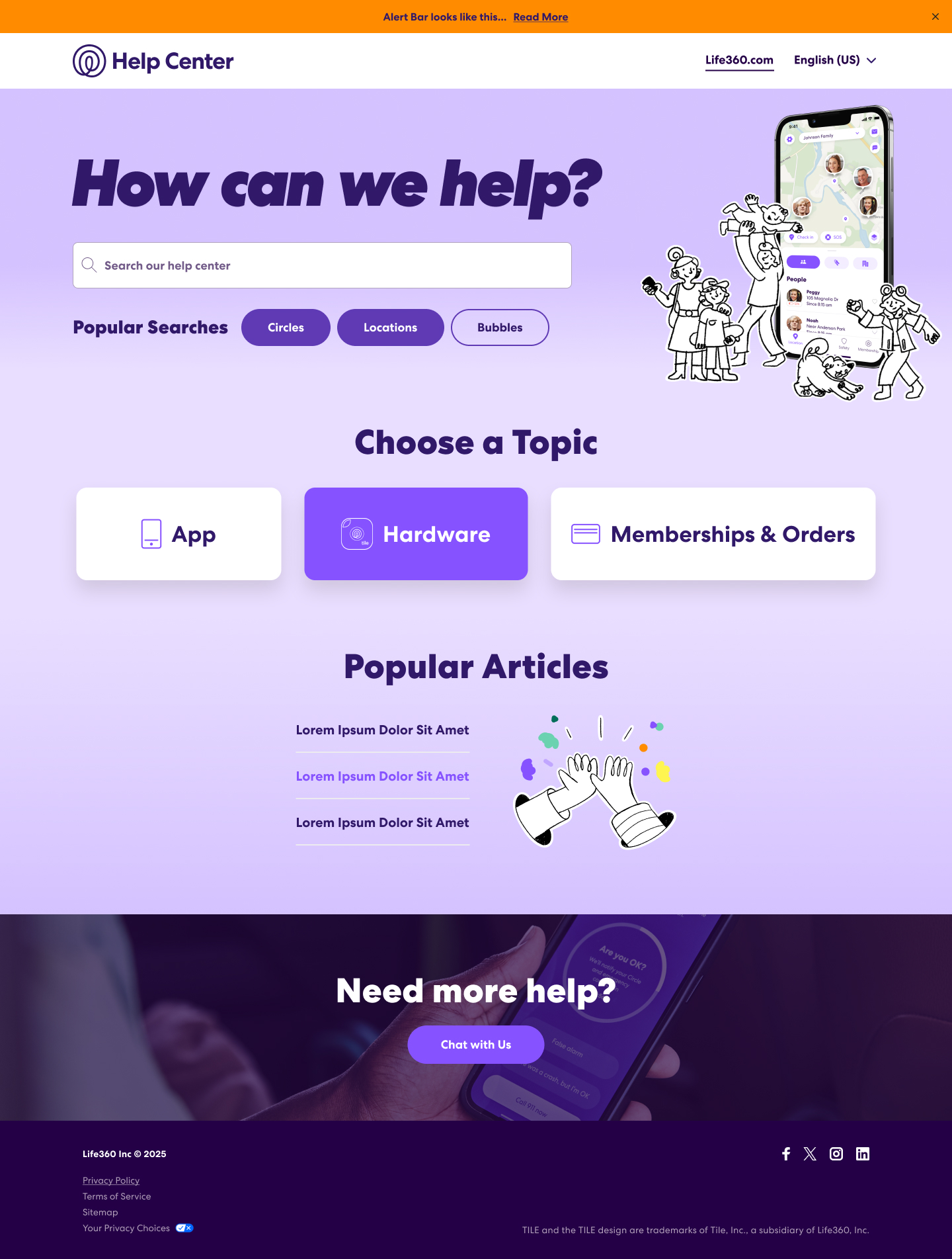 Life360 Landing Page